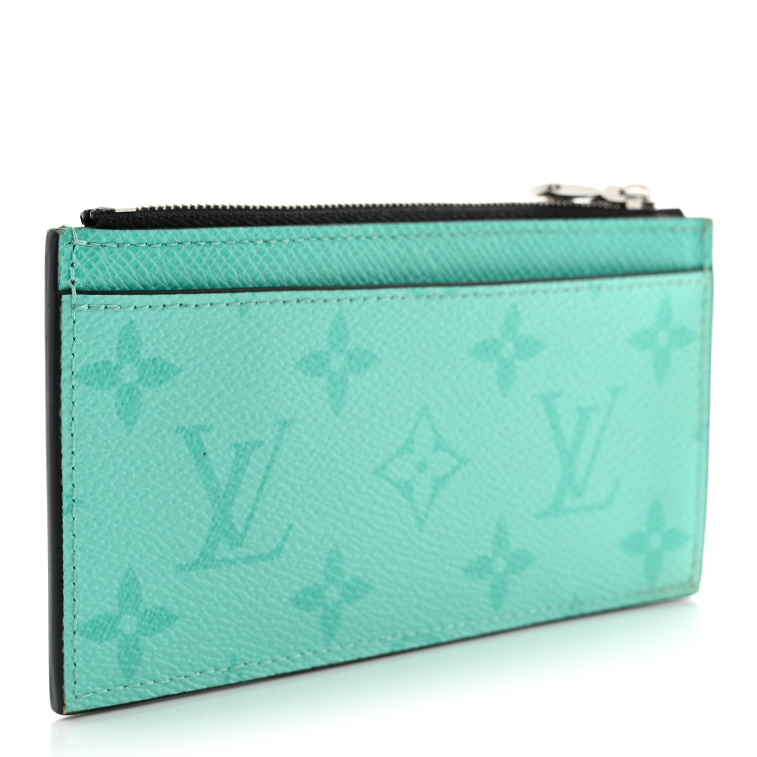Louis Vuitton Taigarama Coin Card Holder Miami Green 3 of 9
