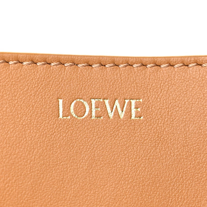 Loewe Shiny Calfskin Mini Puzzle Fold Tote Warm Desert 6 of 10