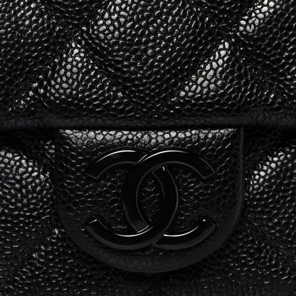 Chanel Caviar Quilted Incognito Mini Square Flap Black 8 of 11
