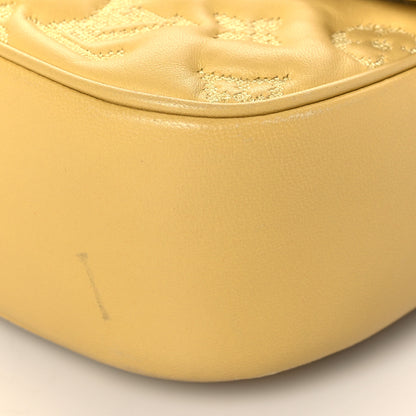 Louis Vuitton Lambskin Mama Broderie Pochette Jaune Pale 9 of 11