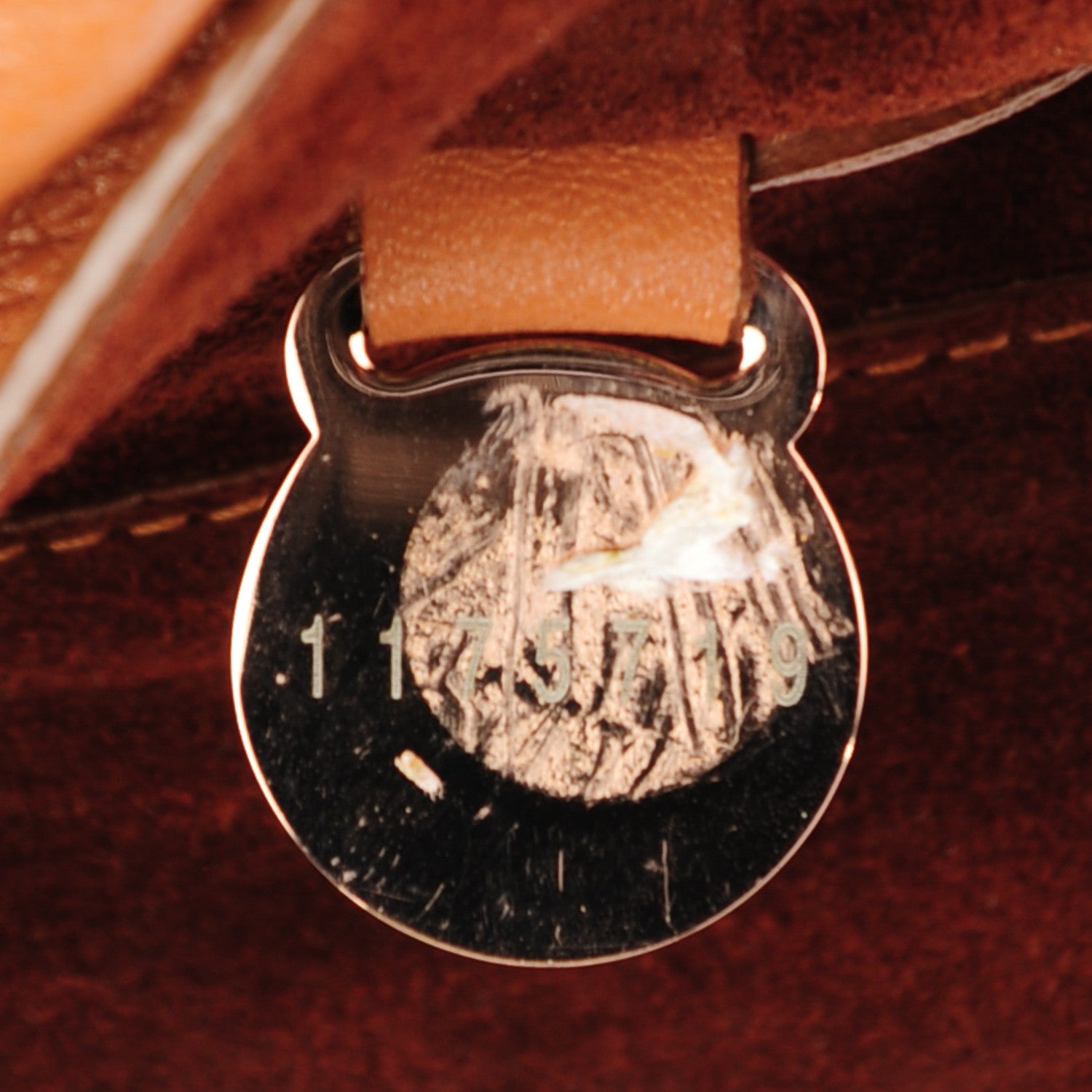 Mulberry Glossy Goatskin Small Lily Flap Apricot 7 of 8
