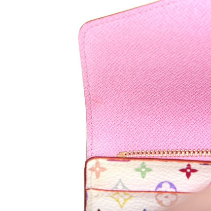 Louis Vuitton Monogram Multicolor Sarah Wallet NM White Litchi 7 of 7
