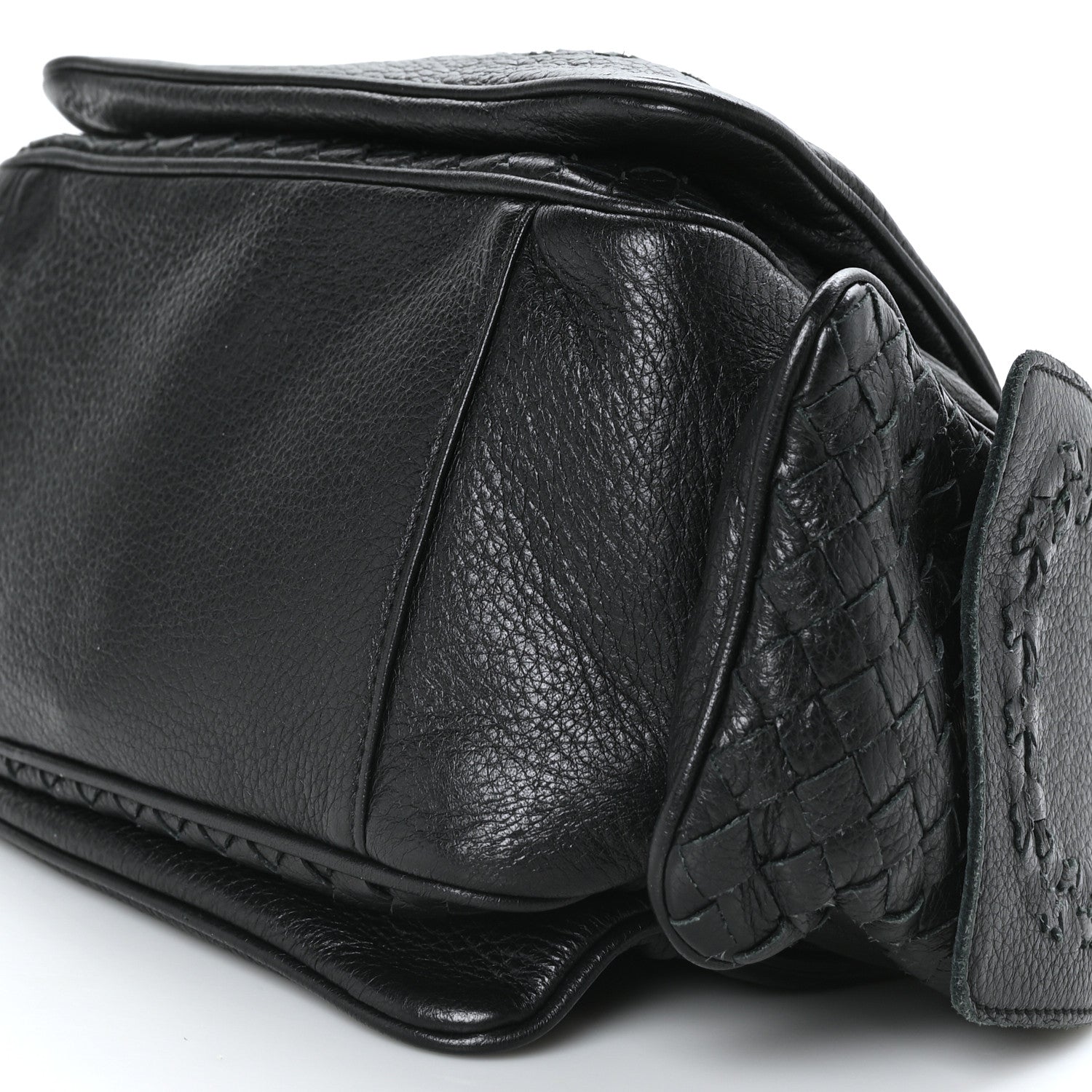 Bottega Veneta Cervo Woven Cocker Hobo Nero Black 9 of 9