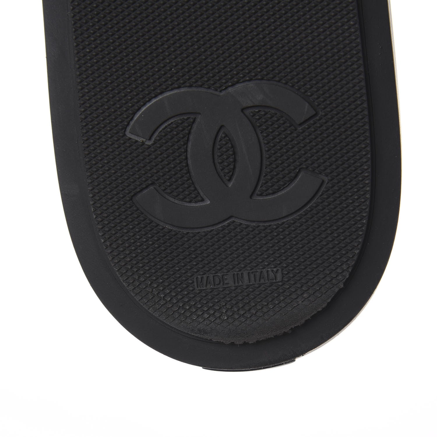 Chanel Calfskin Camellia Slip On Sneakers 39 Black 6 of 7