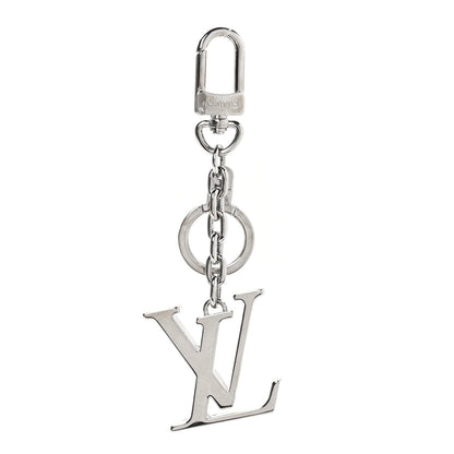 Louis Vuitton LV Facettes Bag Charm Key Holder Silver 1 of 3