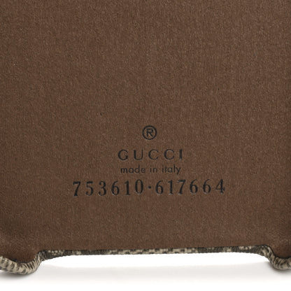 Gucci GG Supreme Monogram Ophidia iPhone 14 Pro Phone Case Beige Ebony 5 of 7