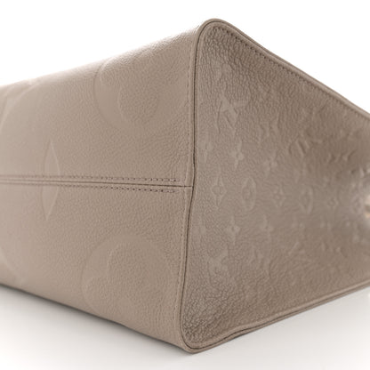 Louis Vuitton Empreinte Monogram Giant Onthego MM Tourterelle 9 of 10