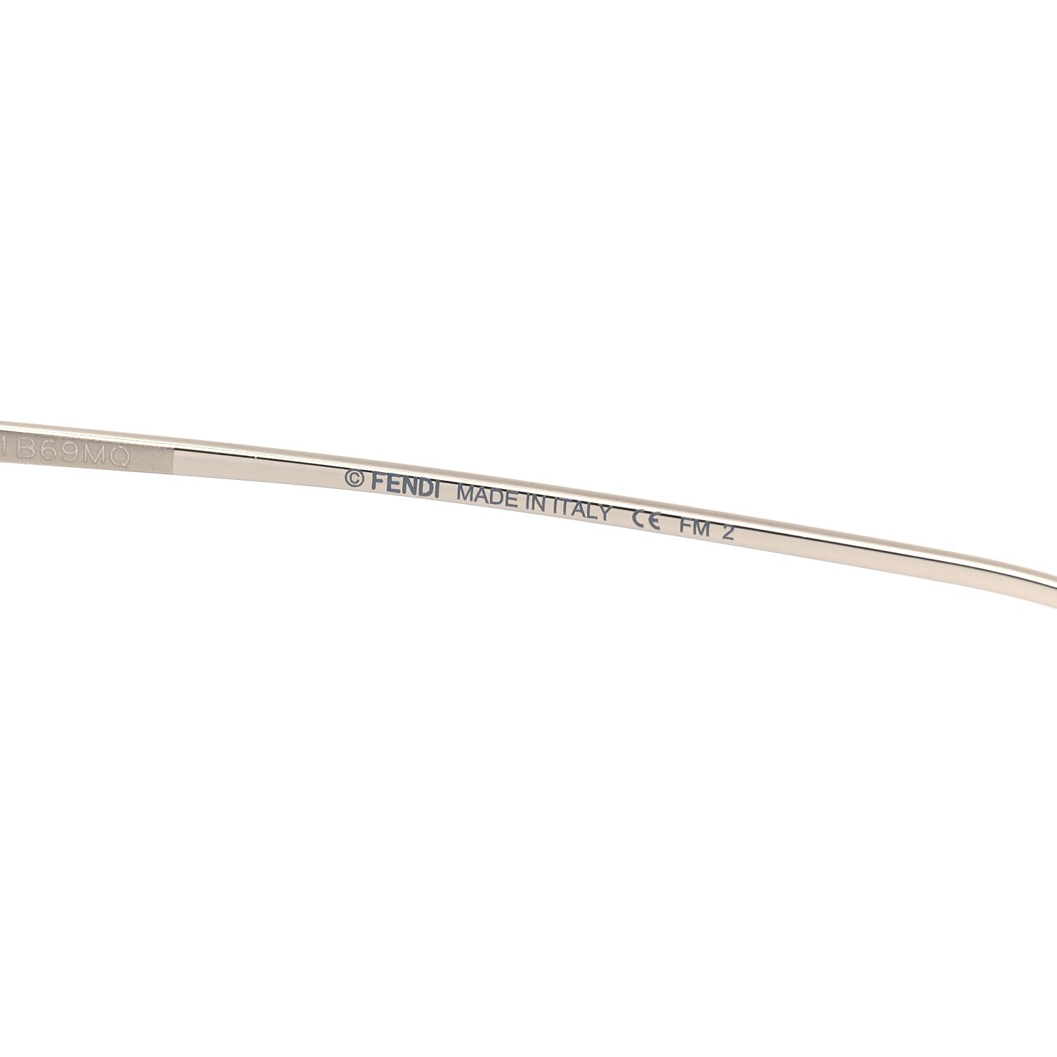 Fendi Metal Aviator Sunglasses FF0406/S Silver 6 of 7