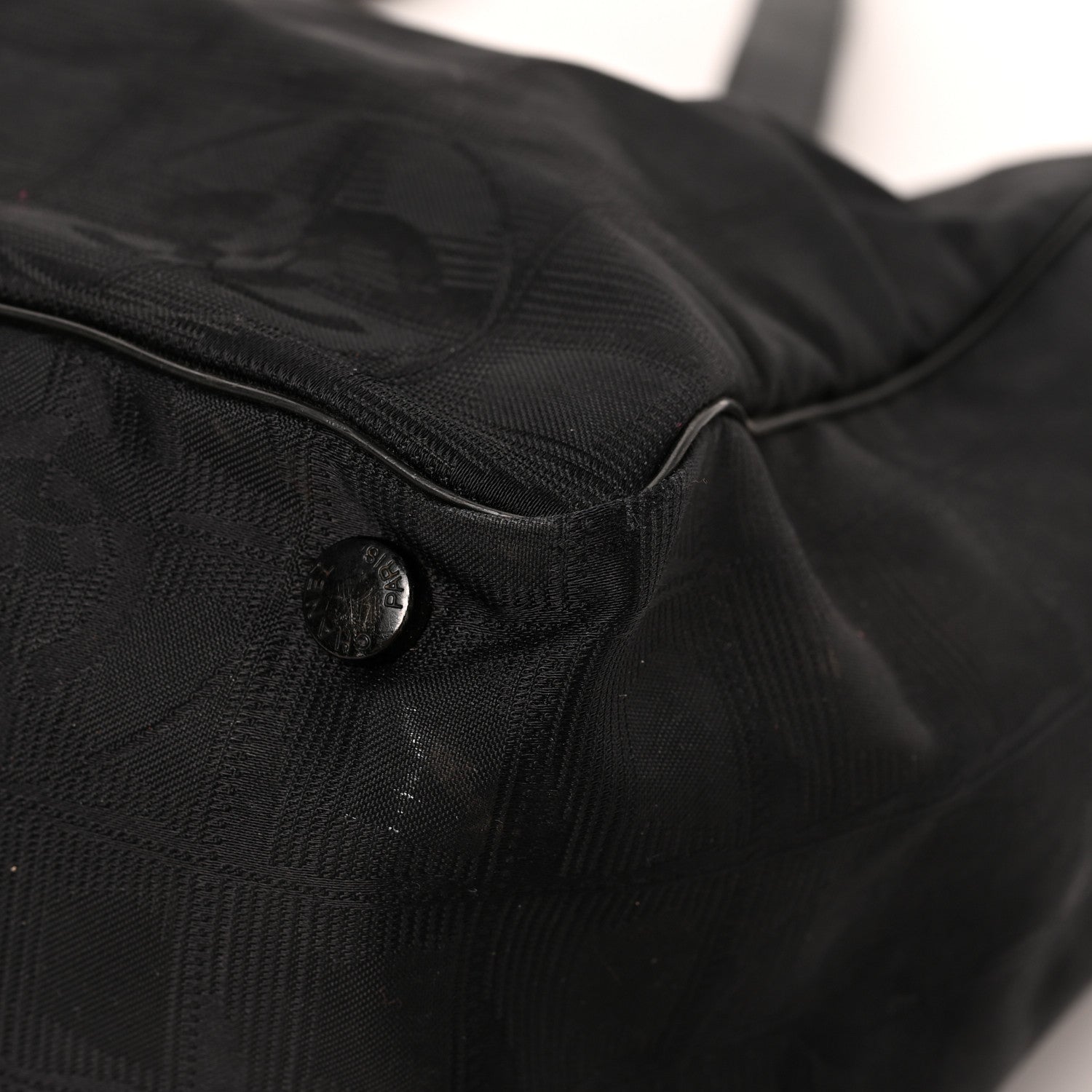 Chanel Nylon Medium Travel Tote Black 10 of 15