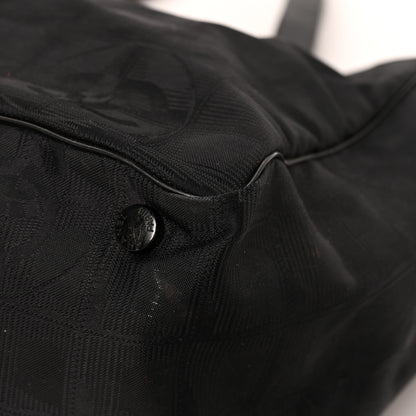 Chanel Nylon Medium Travel Tote Black 10 of 15