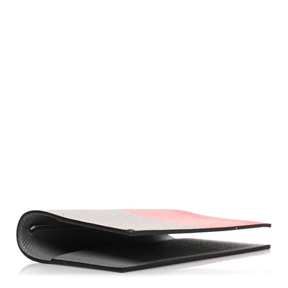 Hermes Epsom Tri-Color Vision II Agenda Cover Gris Mouette Rose Jaipur Rouge Casaque 4 of 7