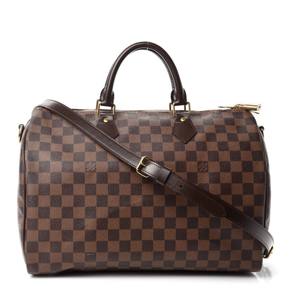 Louis Vuitton Damier Ebene Speedy Bandouliere 35 1 of 10