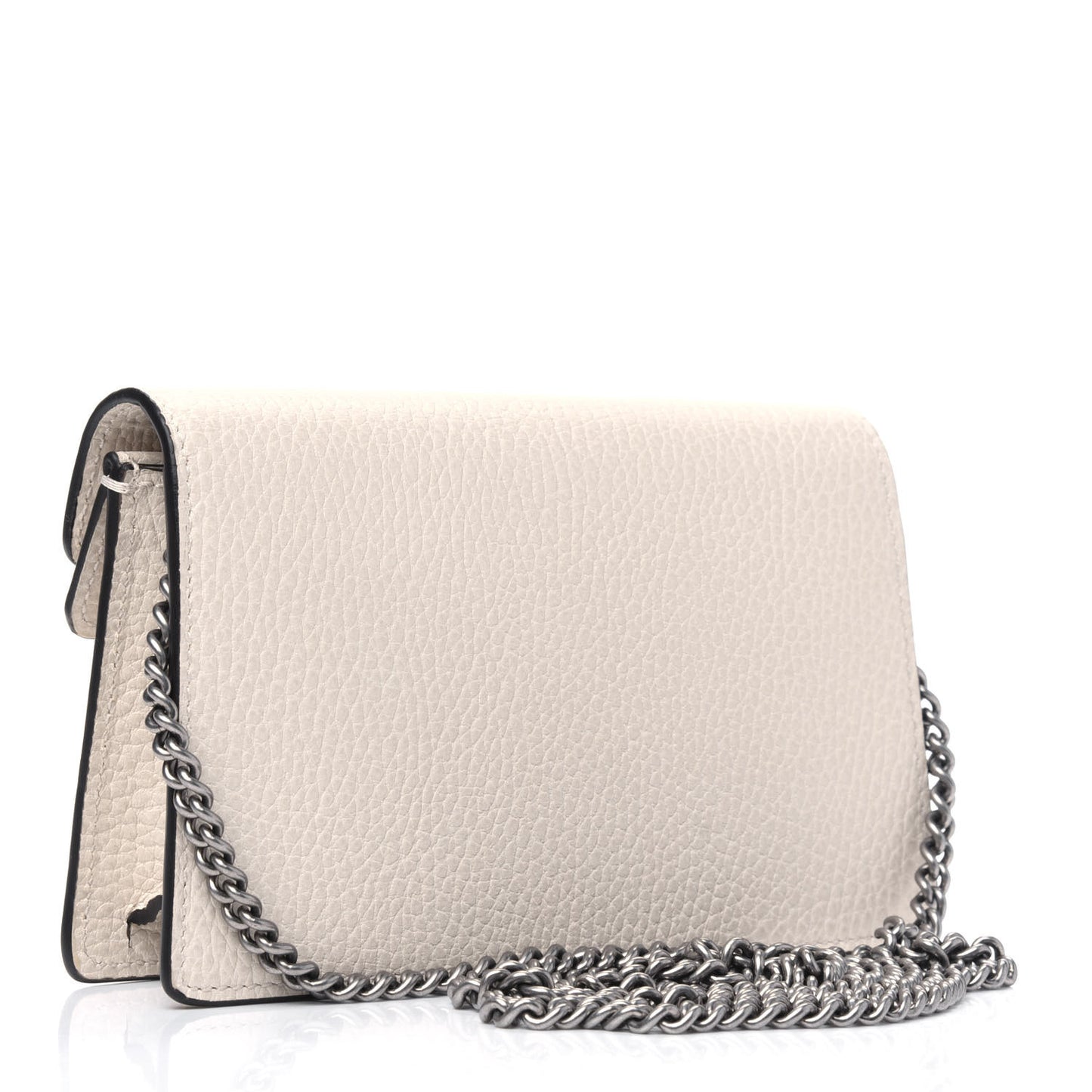 Dollar Calfskin Crystal Super Mini Dionysus Shoulder Bag Mystic White Black Diamond