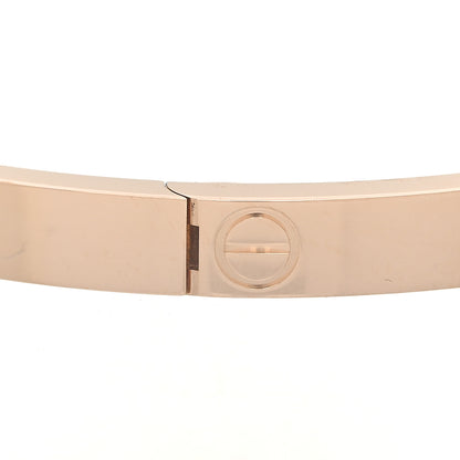 Cartier 18K Pink Gold 10 Diamond Small LOVE Bracelet 16 6 of 10
