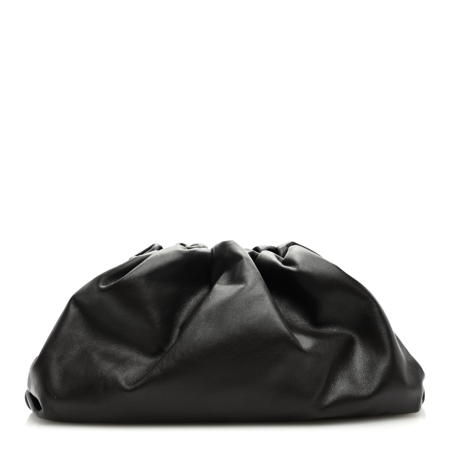 Smooth Butter Calf The Pouch Oversized Clutch Fondente
