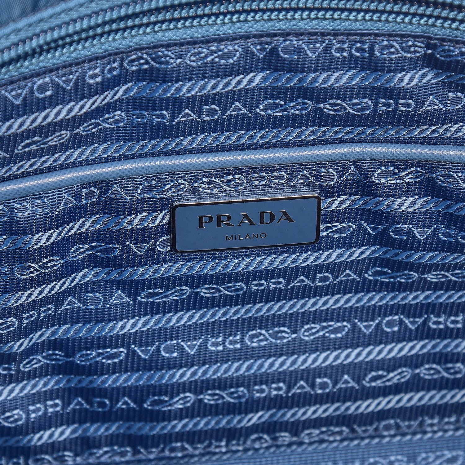 Prada Tessuto Nylon Tote Cobalto 7 of 10