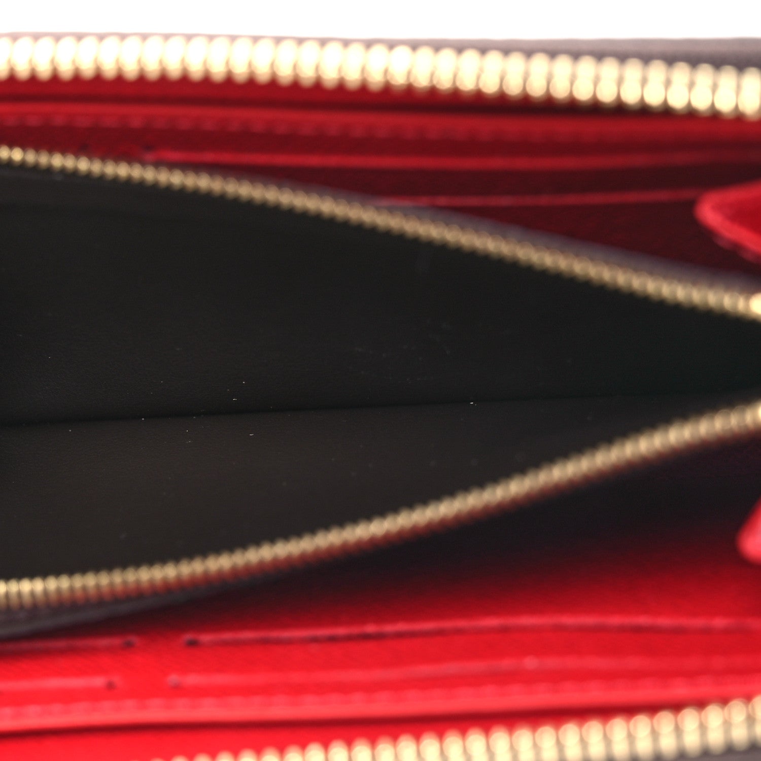 Louis Vuitton Damier Ebene Clemence Wallet Cherry 7 of 10