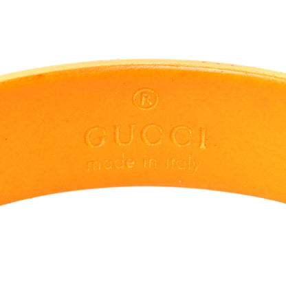 Gucci Resin Flora Bracelet Giallo 4 of 5
