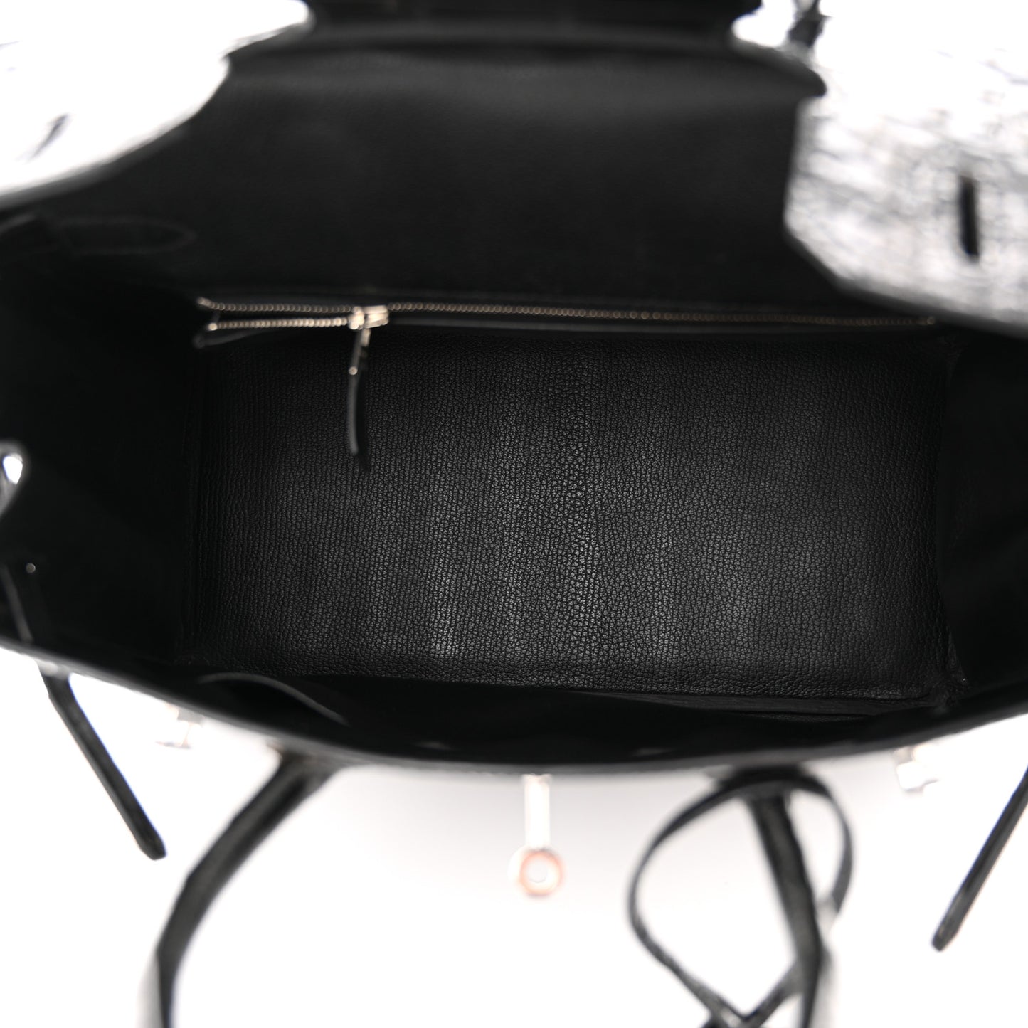 Shiny Niloticus Crocodile Birkin 30 Black