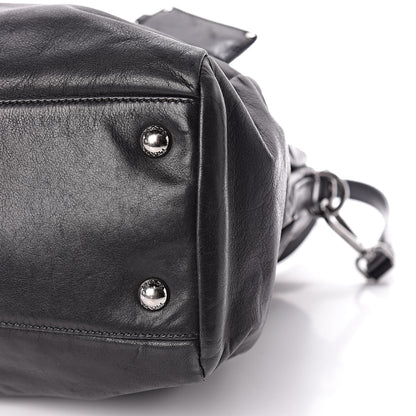 Prada Soft Calfskin Shoulder Bag Black 7 of 18