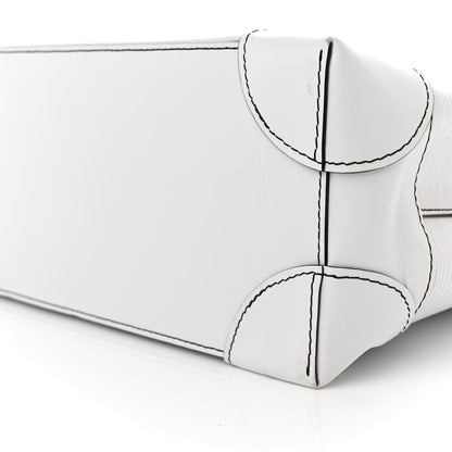 Louis Vuitton Epi Steamer PM White 9 of 10