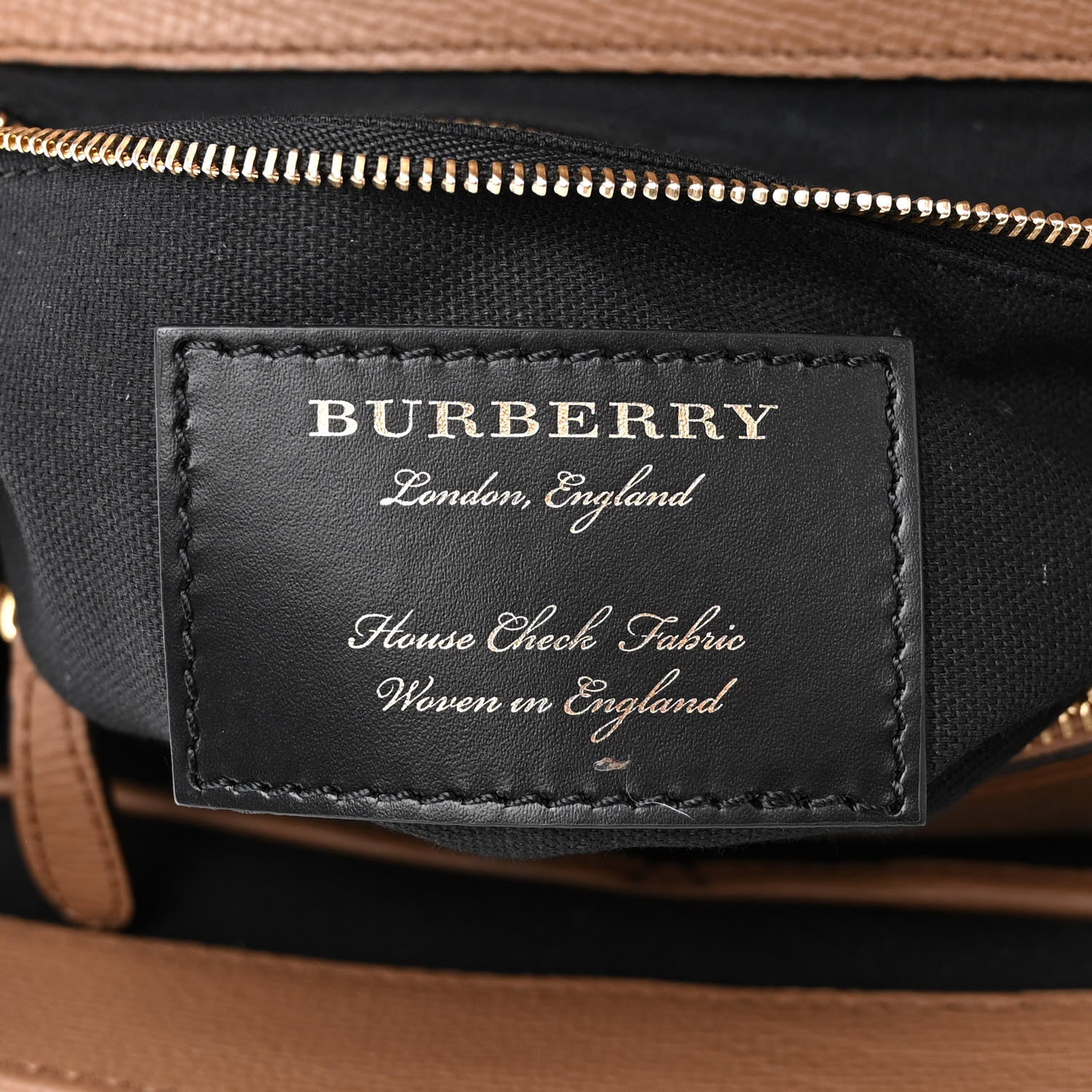 Burberry Derby Calfskin House Check Medium Camberley Dark Sand 6 of 10