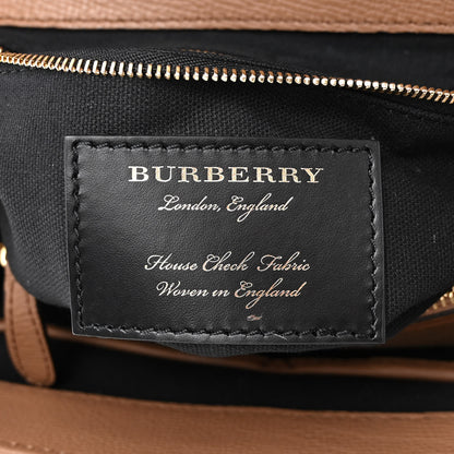 Burberry Derby Calfskin House Check Medium Camberley Dark Sand 6 of 10