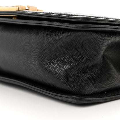 Chanel Caviar Quilted Medium Boy Flap Black 10 of 11