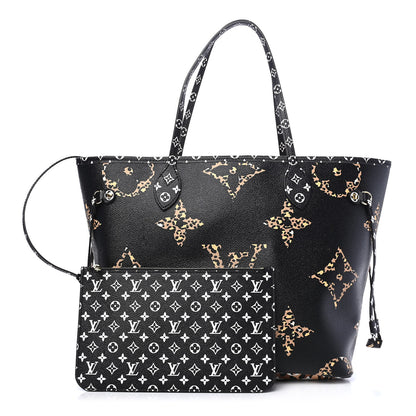Louis Vuitton Monogram Giant Jungle Neverfull MM Black 1 of 7
