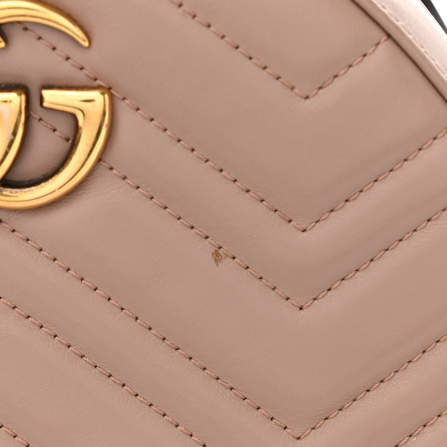 Gucci Calfskin Matelasse GG Marmont Dome Backpack Porcelain Rose 11 of 13
