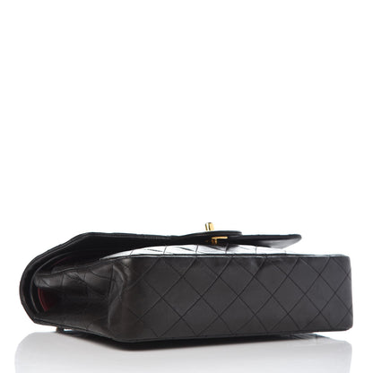 Chanel Lambskin Quilted Medium Double Flap Black 5 of 12