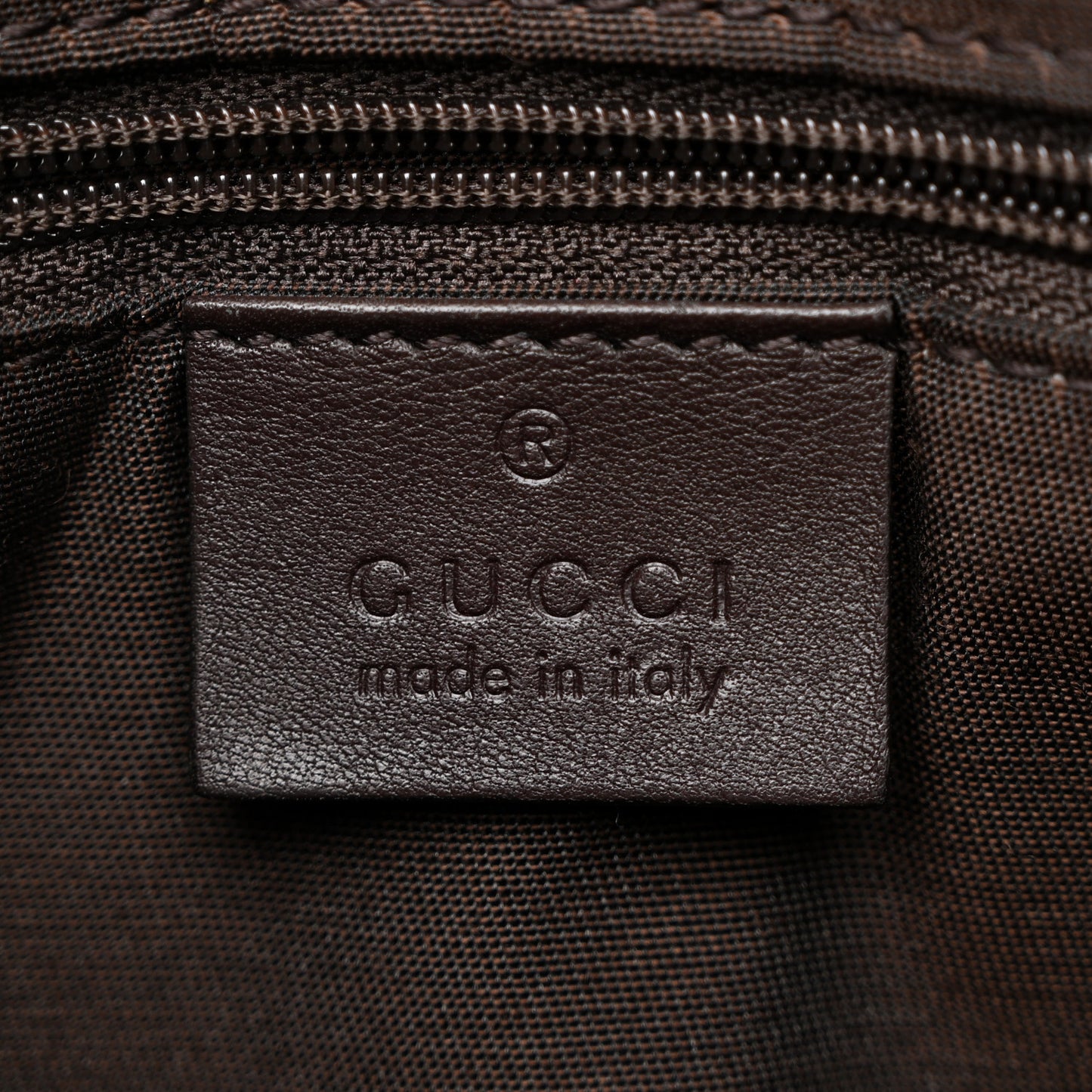 GG Plus Monogram Medium Flat Messenger Bag Dark Brown