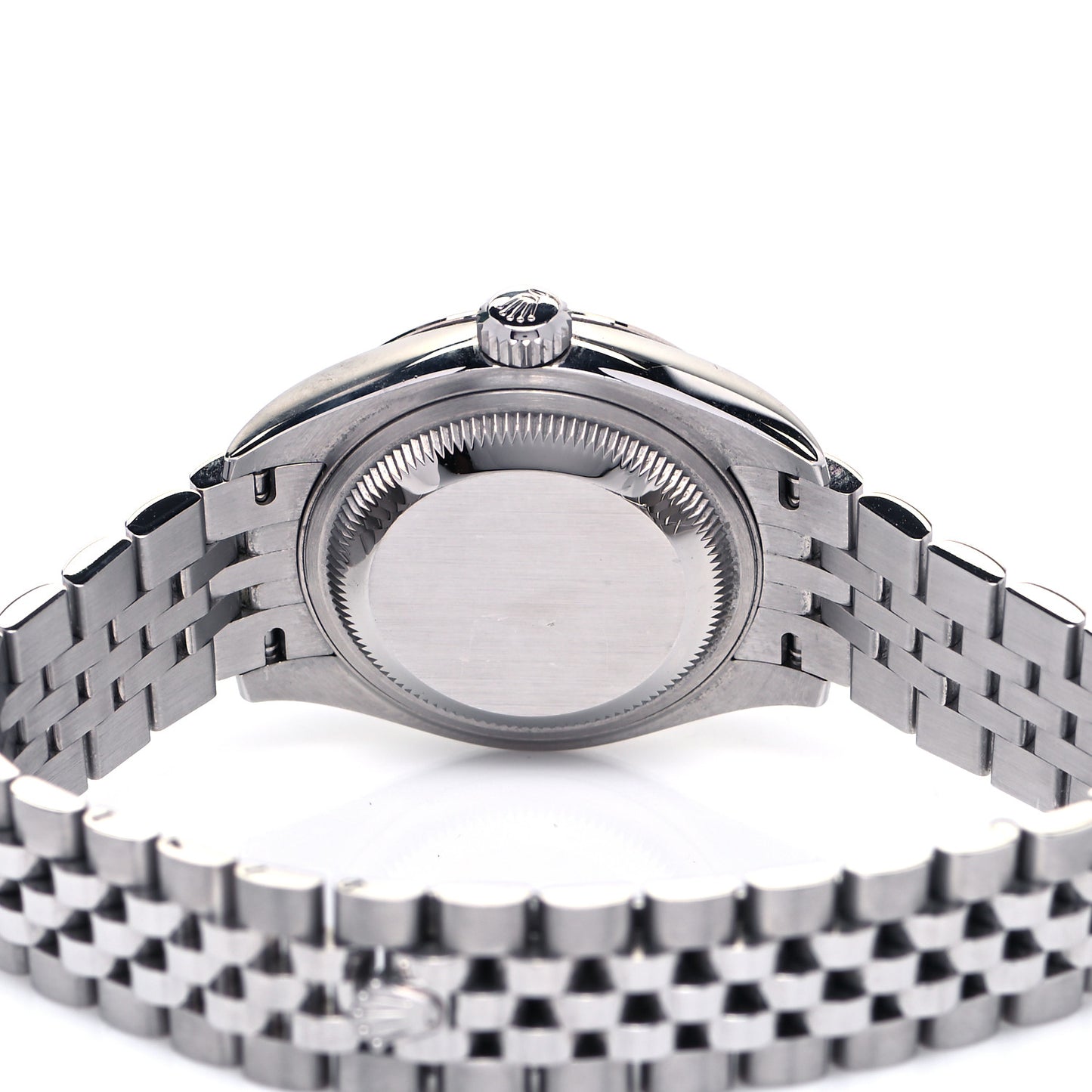 Stainless Steel 18K White Gold Diamond 28mm Oyster Perpetual Datejust Watch Black 279174