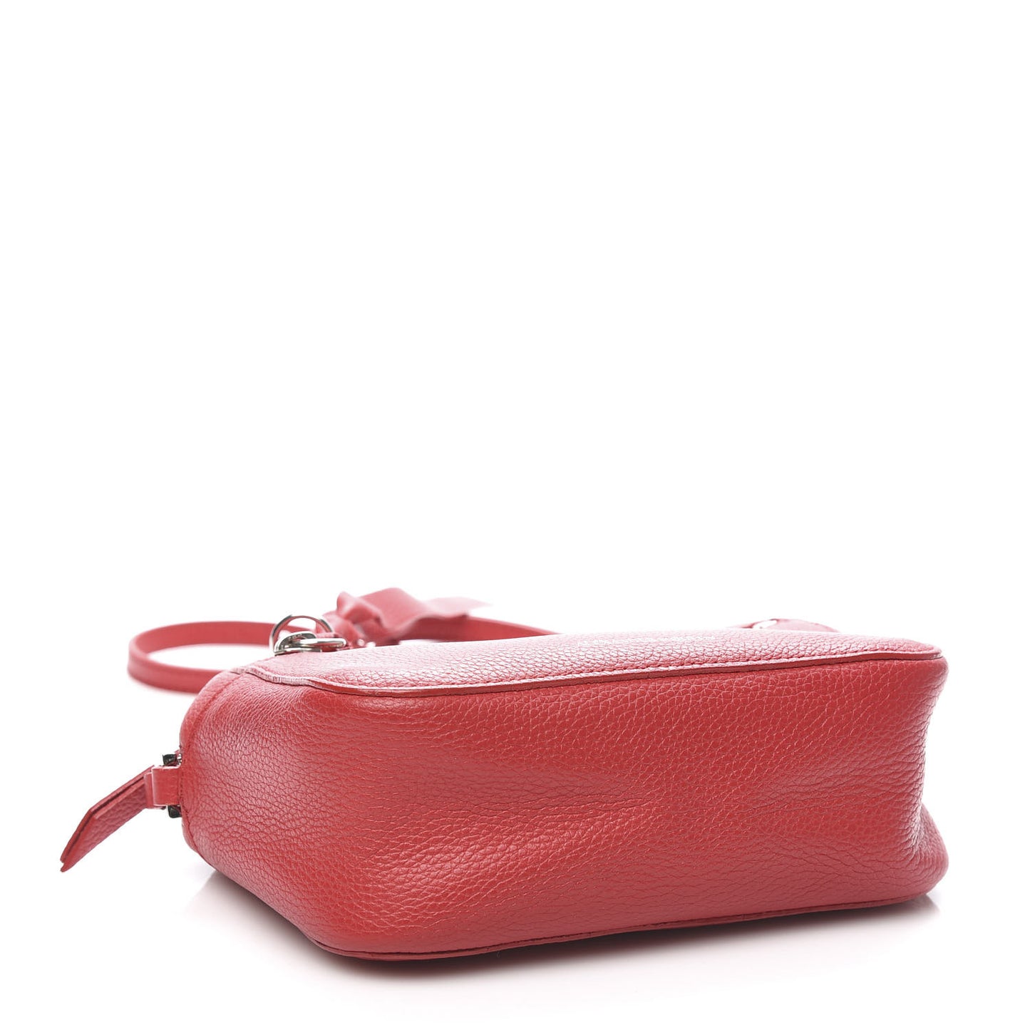 Calfskin Skull Camera Shoulder Bag Red