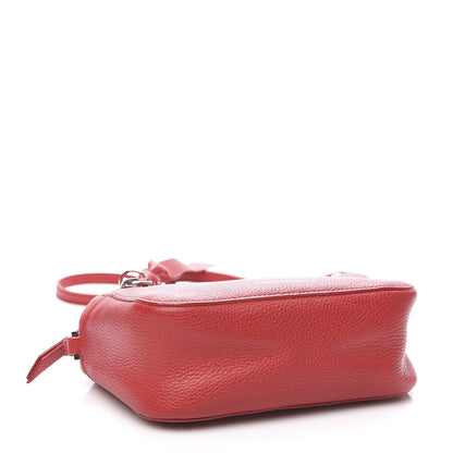 Alexander McQueen Calfskin Skull Camera Shoulder Bag Red 4 of 9
