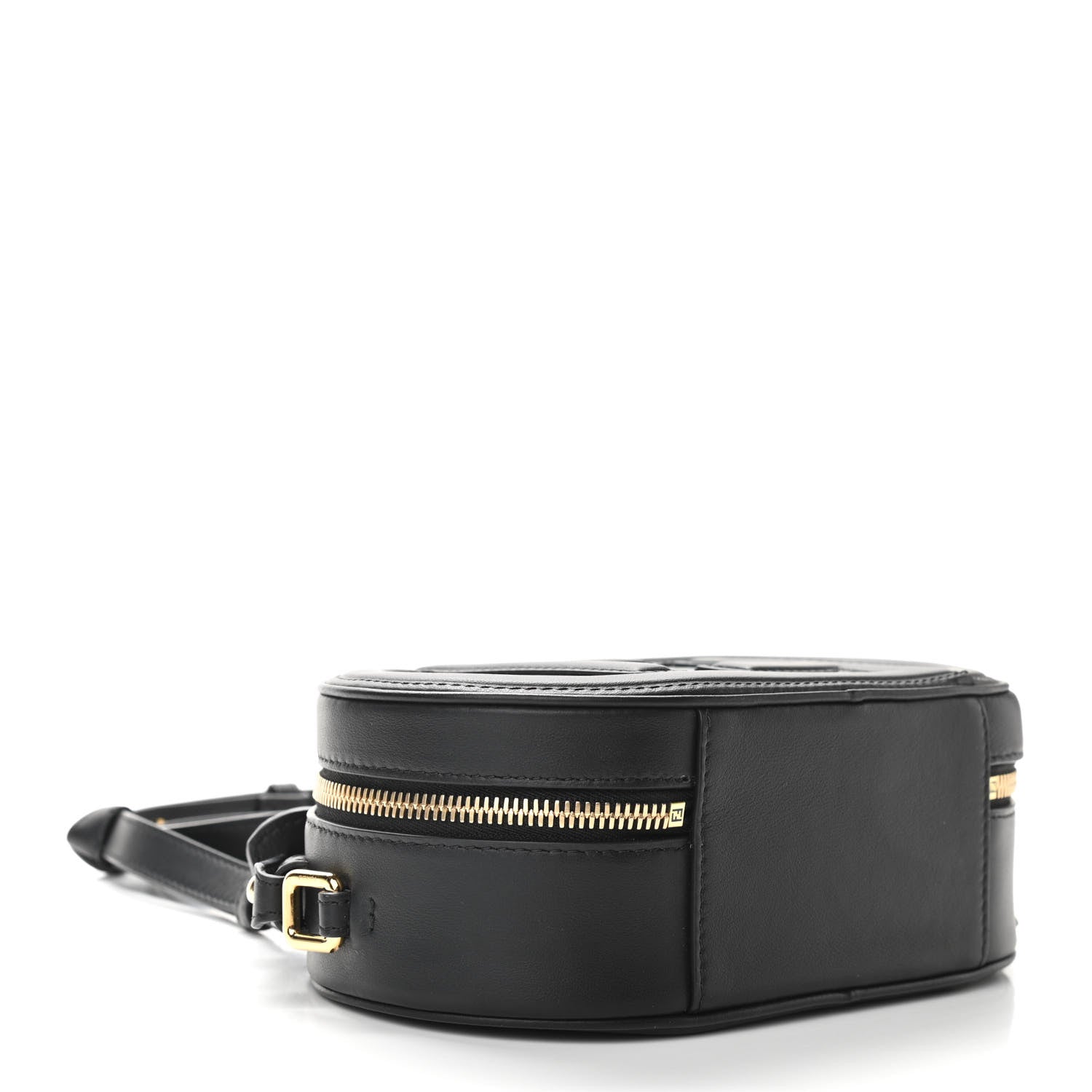 Fendi Vitello Grace Matte Mini O'Lock Camera Case Black 4 of 10
