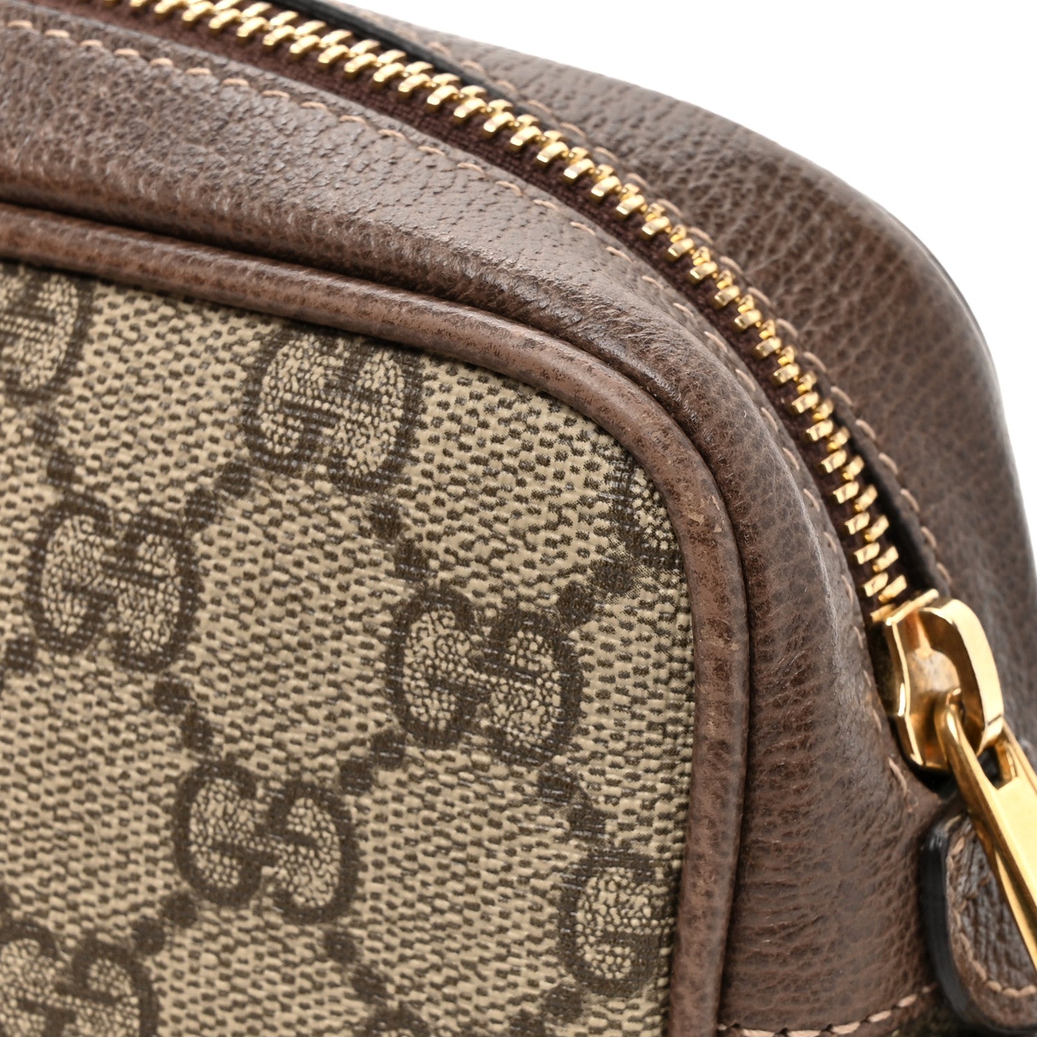 Gucci GG Supreme Monogram Web Mini Ophidia Shoulder Bag Brown 16 of 17