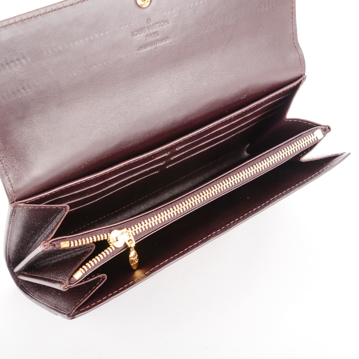 Louis Vuitton Vernis Sarah Wallet Amarante 7 of 8