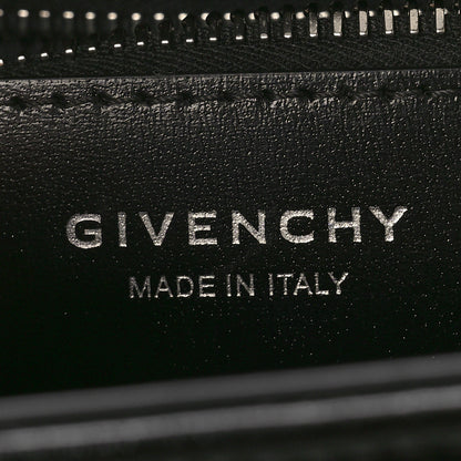 Givenchy Box Calfskin Mini Lock Antigona Shoulder Bag Black 6 of 9