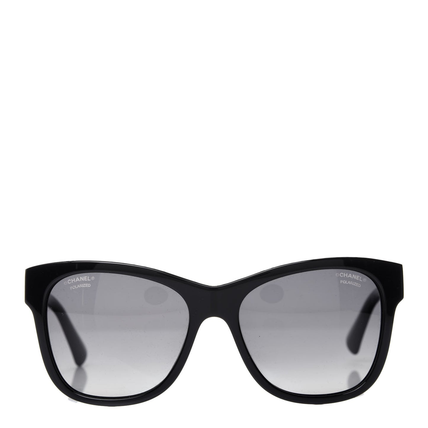 Acetate Square CC Sunglasses 5380 Black