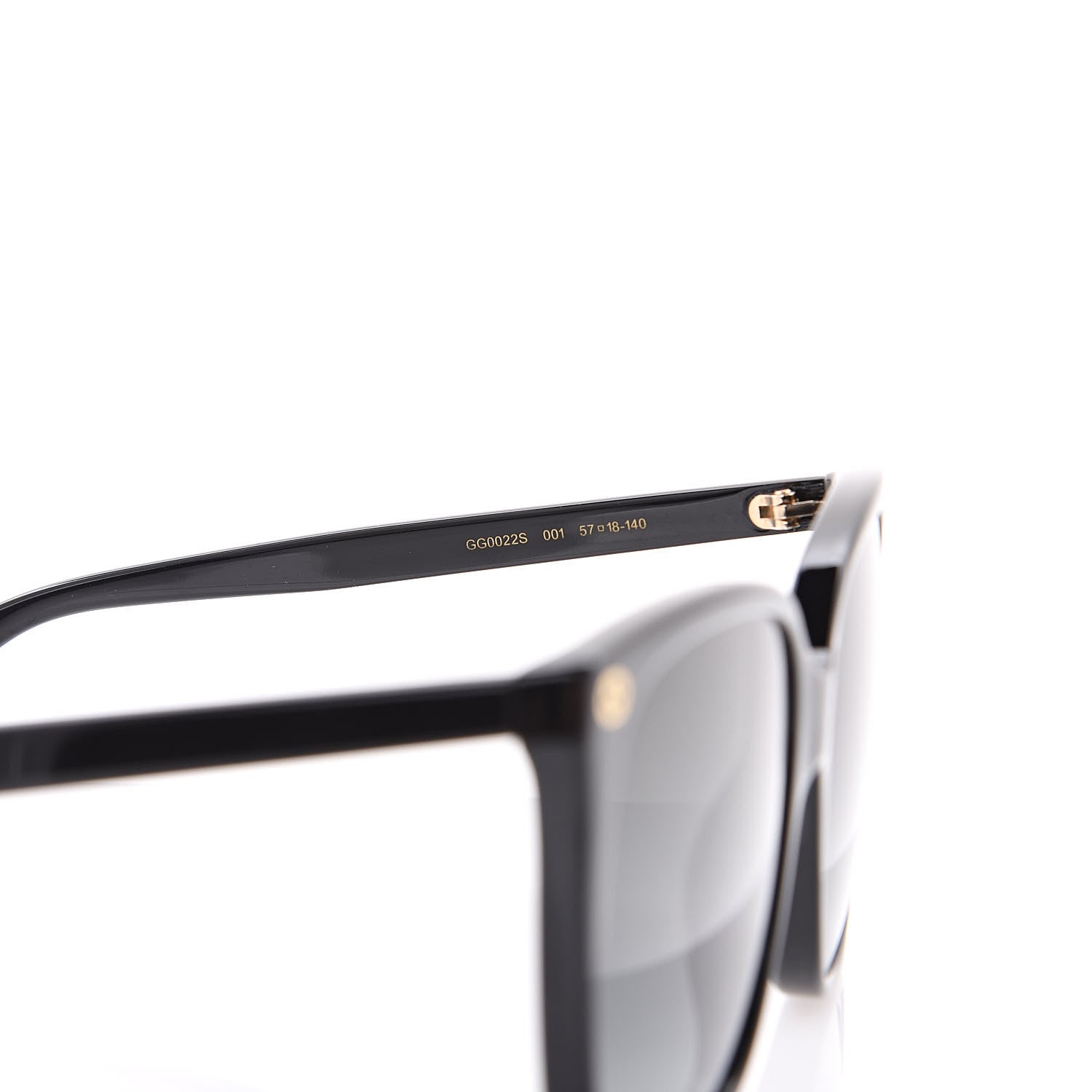 Gucci Acetate GG Sunglasses GG0022S Black 5 of 7