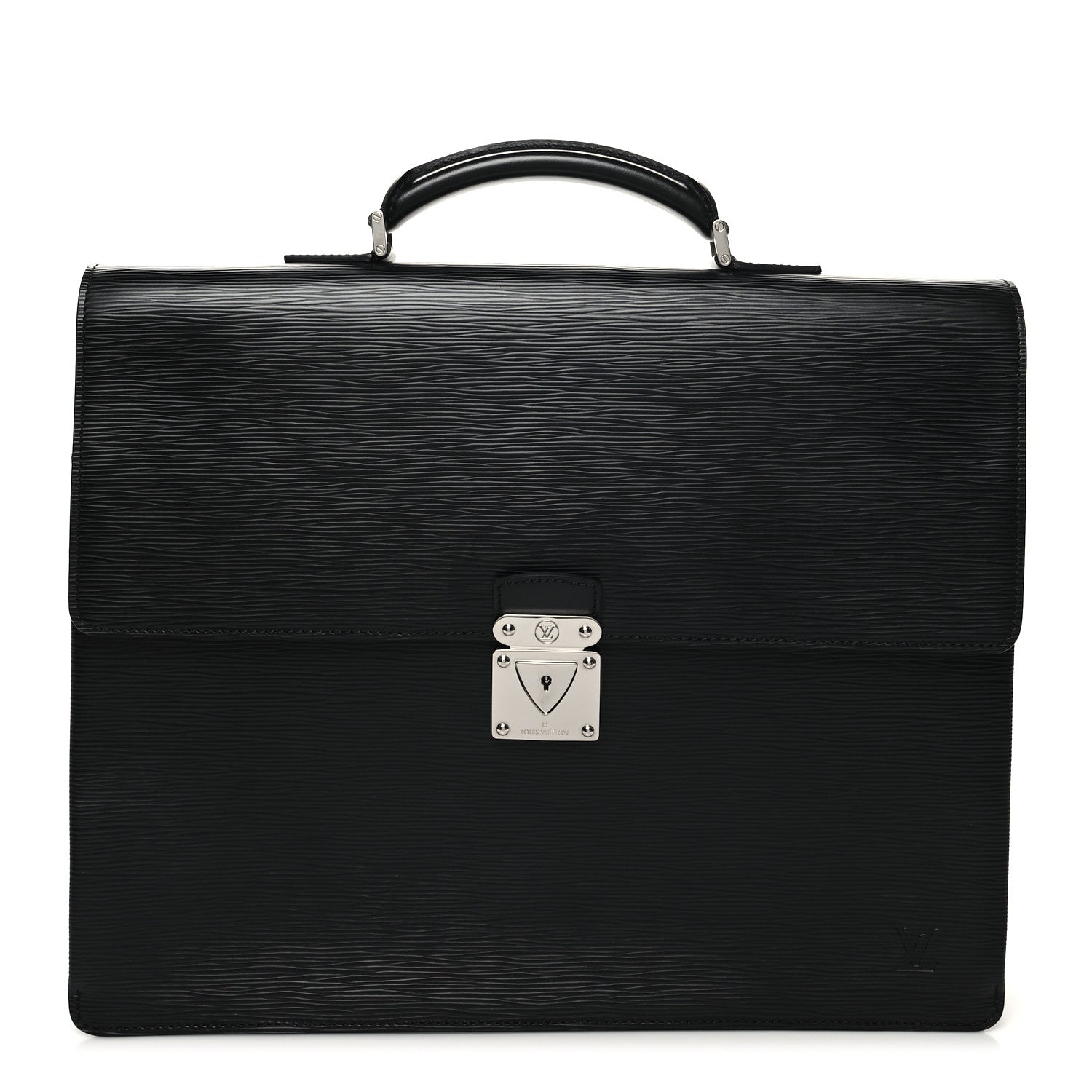 Louis Vuitton Epi Robusto 2 Compartment Briefcase Black 1 of 12