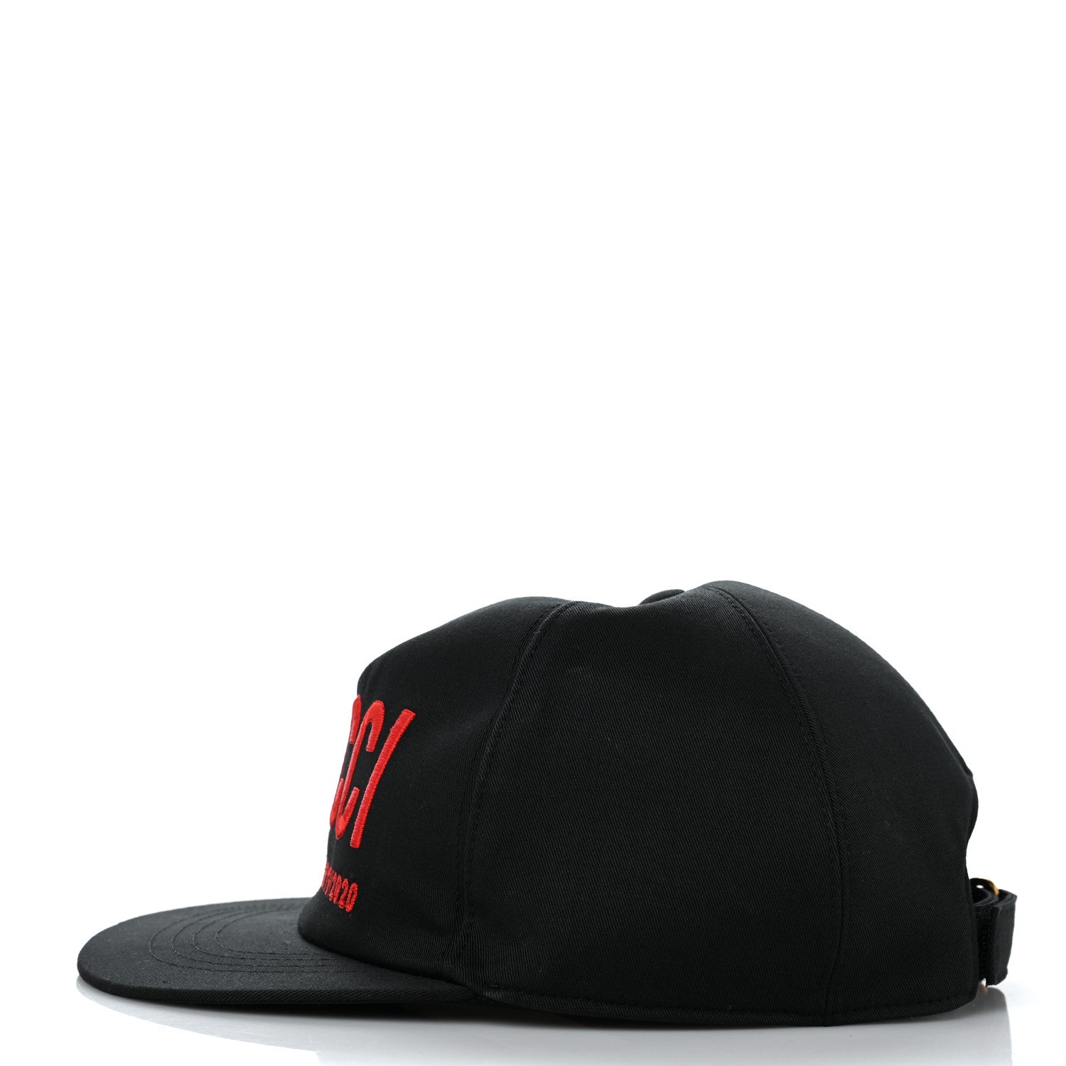 Gucci Embroidered Baseball Hat XL Black 4 of 9