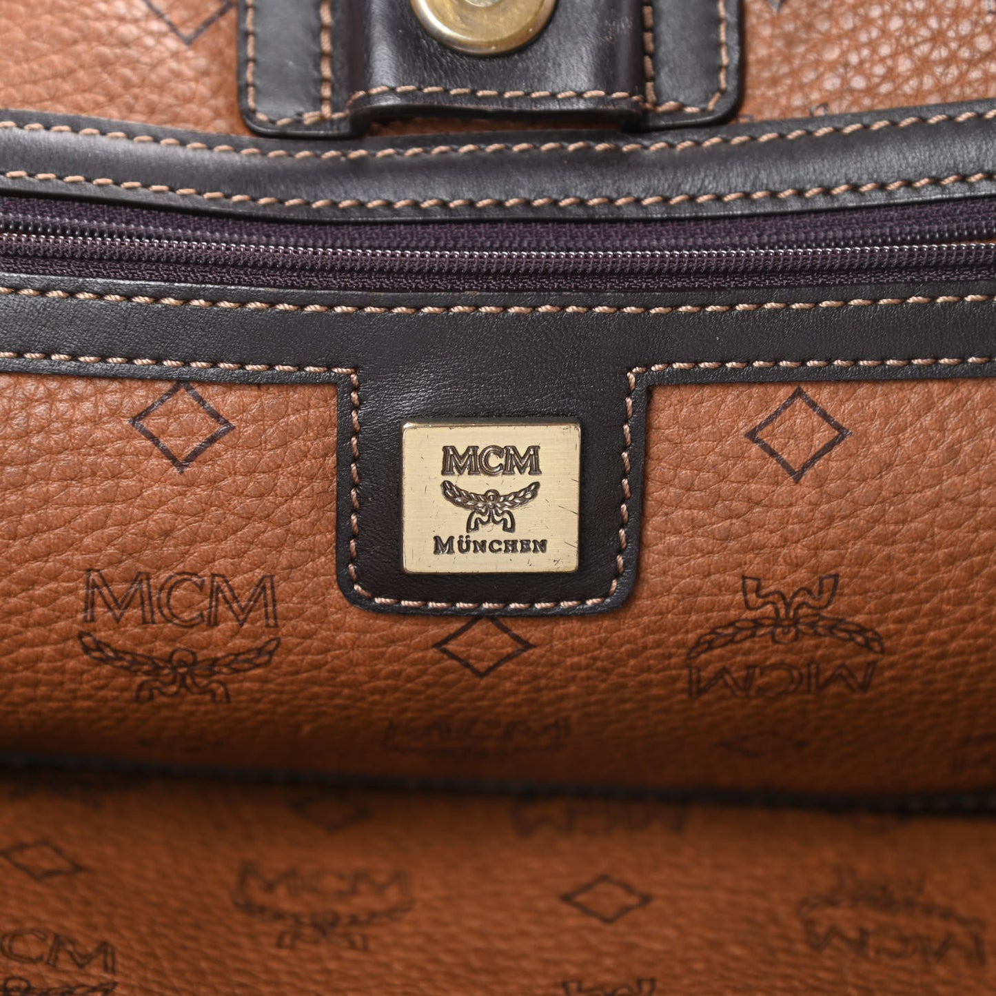 Visetos Shopper Tote Cognac