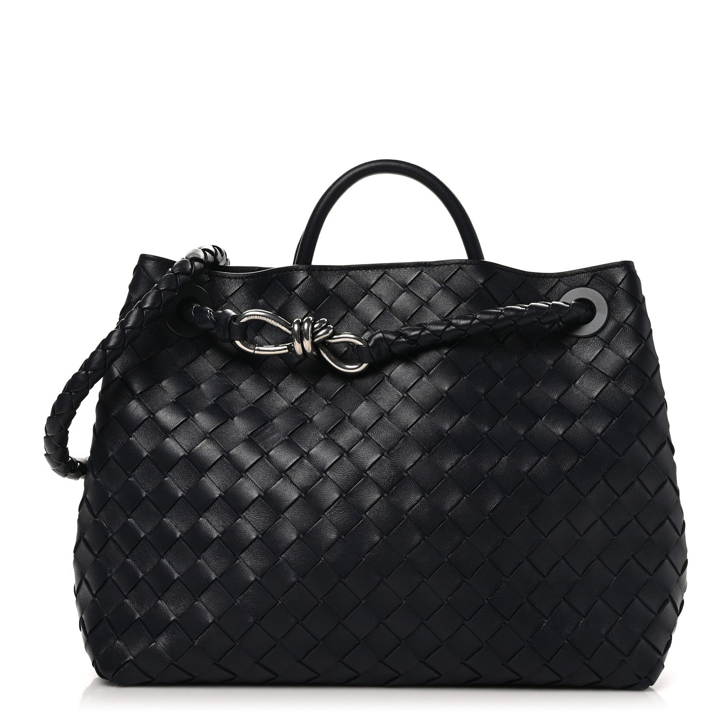 Bottega Veneta Nappa Intrecciato Medium Andiamo Shoulder Bag Space 1 of 9