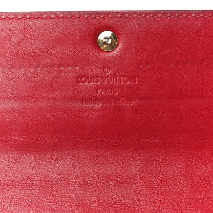 Louis Vuitton Vernis Sarah Wallet Pomme D'Amour 6 of 14