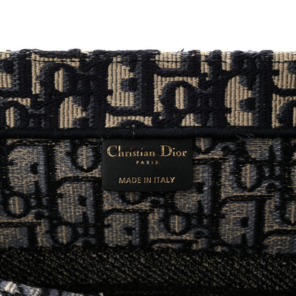 Christian Dior Oblique Medium Book Tote Blue Multicolor 6 of 11