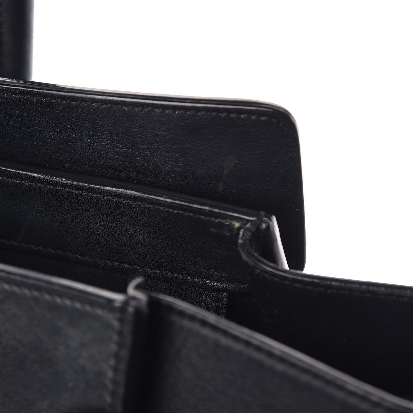 Smooth Calfskin Mini Luggage Black