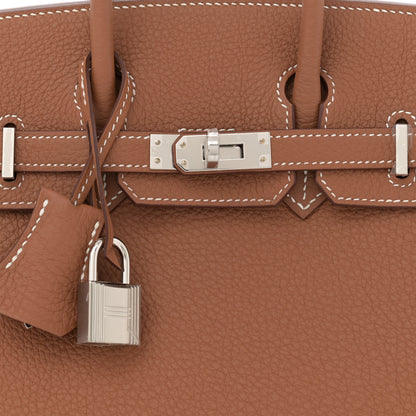 Hermes Togo Birkin 25 Gold 8 of 11