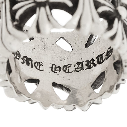 Chrome Hearts Sterling Silver Cemetery Cross Ring 54 6.75 5 of 7